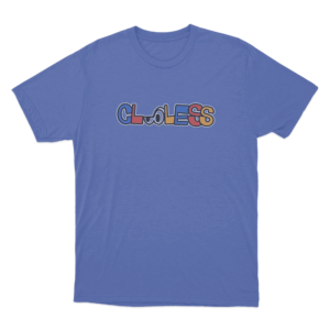 Clooless Logo Unisex T Shirt Blue