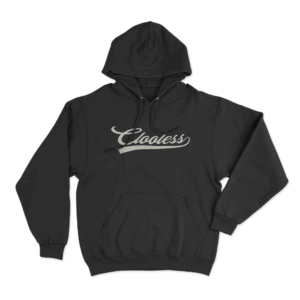 Clooless Varsity Unisex Hoodie Black
