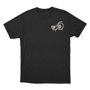 Graffiti Logo Unisex T Shirt Black