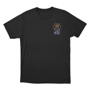 Question Mark Eye Logo Unisex T Shirt Black