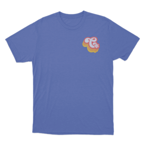 Snowflake Icon Unisex T Shirt Blue